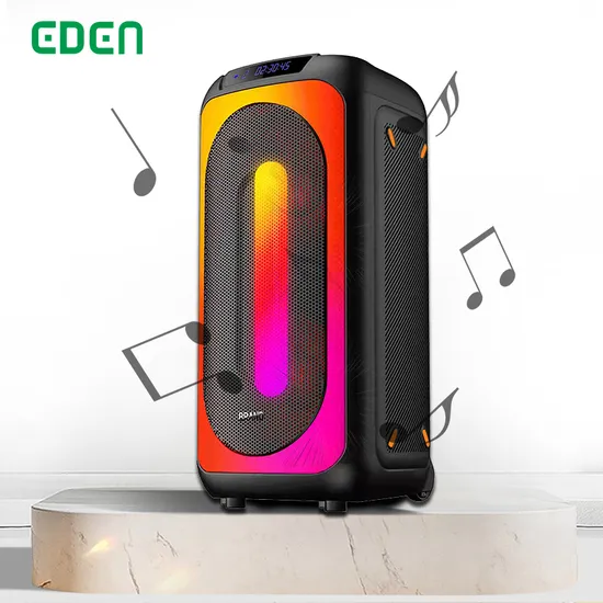 Sound System for Party Party Speaker Home Theater System DJ Portable Wireless PA Speaker Dual 8 Inch Trolley Bluetooth Speakers