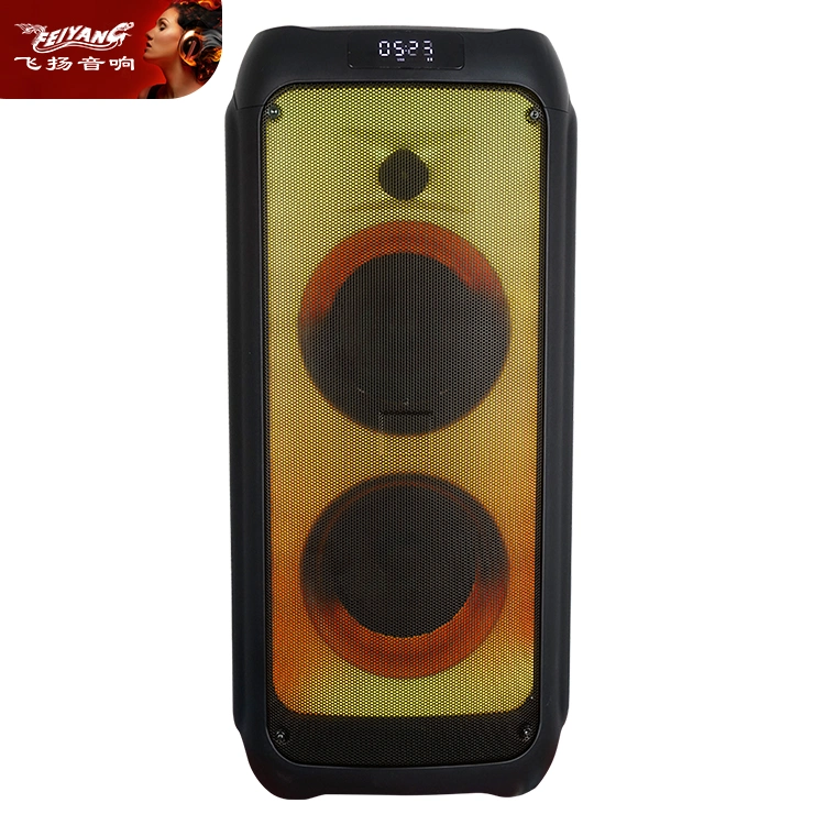 5.25" Fire Light Speaker Professional DJ Sound Box Portable Wireless Audio Subwoofer Powered Mini Bluetooth Speaker